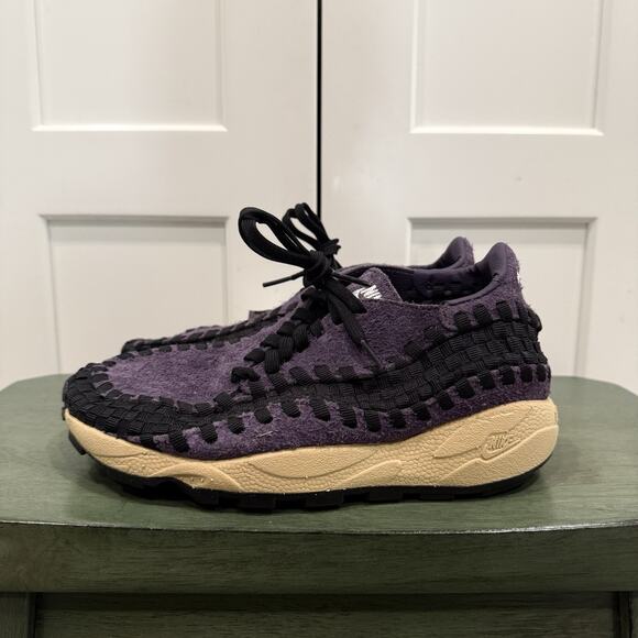 New Nike Air Footscape Woven Purple Size 6.5 FZ2615-500 - Picture 1 of 5